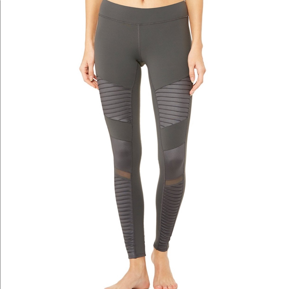 Alo moto legging in grey